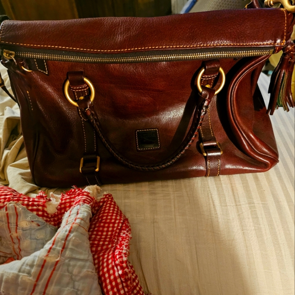 Dooney & Bourke Florentine Leather Satchel